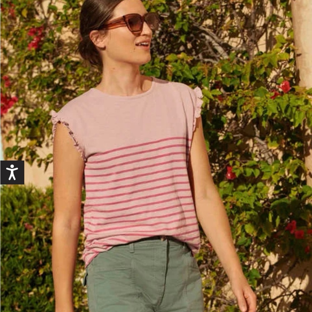 Boden cap sleeve shirt